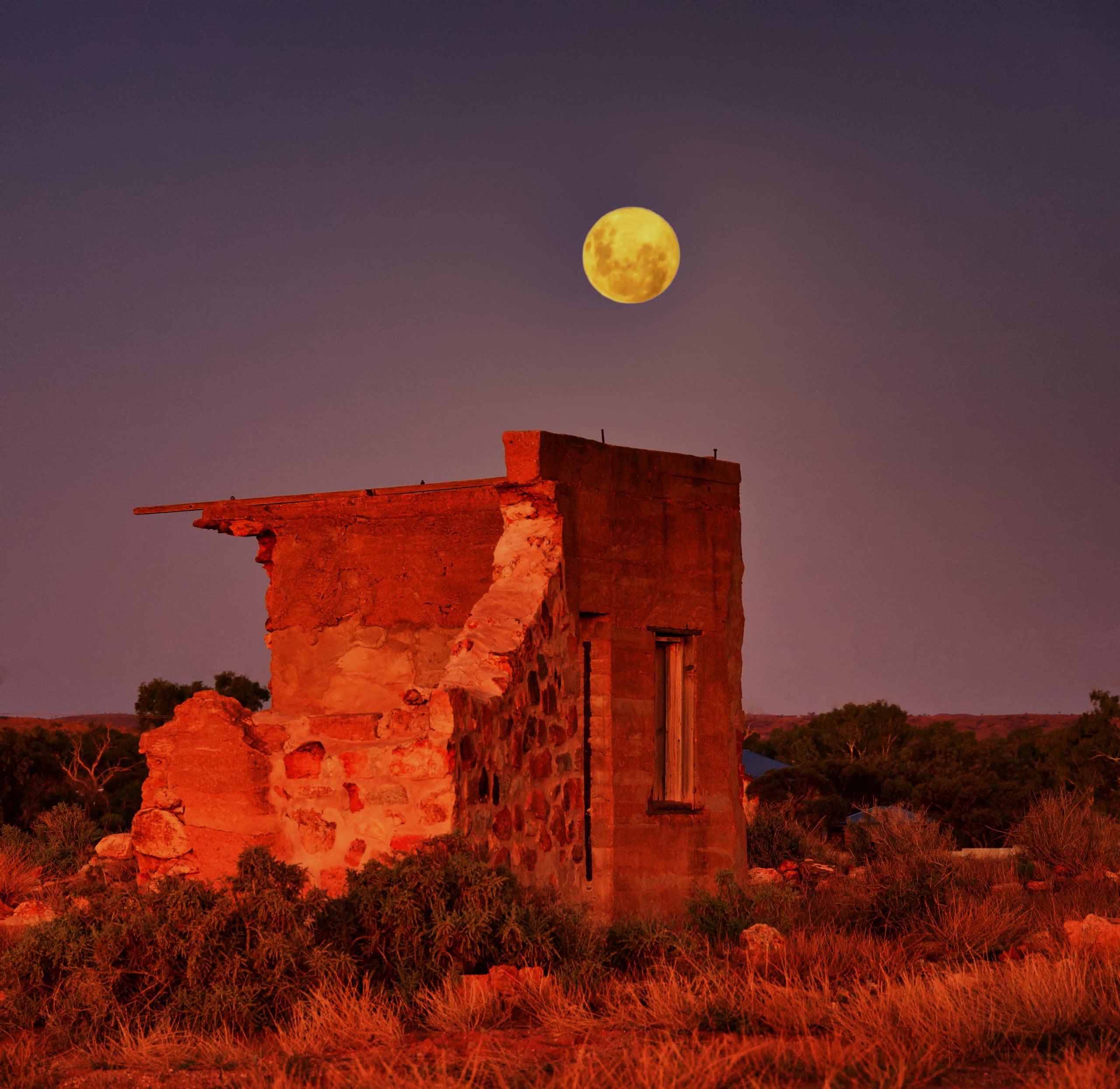 Moon Rise over Silverton